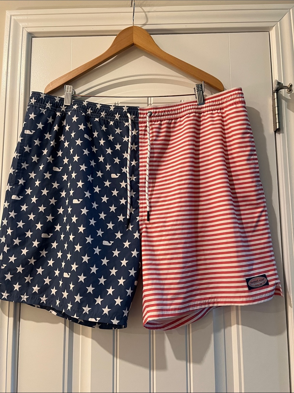 Vineyard Vines American Flag Swim Trunks